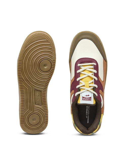 MAJESTIC Cream Women's Sneakers